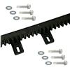 KAUFDAS Strong - Barra dentata lunga 1,0 m, per cancello scorrevole, portata max. 700 kg, in nylon, modul4 M4
