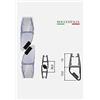 DocciaItalia Guarnizione Magnetica 180° Box Doccia H 200 cm vetro 6/8 mm