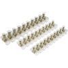 Dieffematic NOVA LINE CE41/1 Morsetti Unipolari Separabili - Stecca 10 Pezzi per Cablaggio Elettrico Sicuro - 2,5 mm - Trasparente