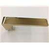 SECUREMME MANIGLIA QUADRA SECUREMME FINITURA OTTONE LUCIDO SINGOLA PER PORTA BLINDATA DA ABBINARE A PLACCA PER PORTONE PORTA BLINDATA Q8 PZ 1