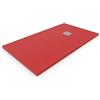 FRASCIO NEW TECNOLOGY Piatto Doccia 100X170 cm Extra Slim Rosso Ral 3020 In Resina Sintetica e Polvere Di Marmo Con Piletta In Omaggio