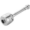 WHAMVOX Estensione Per Rubinetto in Acciaio Inox Tubo Flessibile Gradi Ugello Doccia Modalità Acqua Prolunga Per Rubinetto Cucina e Lavabo Facile Da Installare