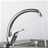 Vimmor Rubinetto Miscelatore Lavello Da Cucina In Ottone 5 Colori Miscelatore Monocomando Per Miscelatore Monocomando Freddo E Caldo Rubinetti Per Miscelatore Lavello Da Cucina F41132CHROME