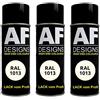 Alex Flittner Designs 3 X RAL vernice spray per auto vernice colorata vernice spray RAL 1013 bianco perlato opaco