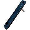 Generico Maniglia Master ad Incasso per Anta Secondaria Fast Lock 6397.1, in Zama per Sistemi in Alluminio fino a 38mm, colore Nero Opaco