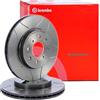 Brembo 2x BREMBO Disco freno Anteriore Ø284mm Altezza: 44mm Spessore: 22mm ventilazione interna intagliato 09.4939.76 Compatibilità con ALFA ROMEO 147 937, FIAT DOBLO Cassone/Furgonato/Promiscuo 263