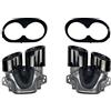 AUJAN Tubo di Scarico per silenziatore paraurti Posteriore Auto per Mercedes Benz Classe A CLA W177 C118 A35 CLA35 AMG 2020 2021 2022 2023 2024 Up To A45 CLA45 AMG,Black