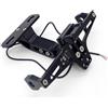 MXQCLSA Moto Supporti per Targhe, per Aprilia SR GT 125 200 Supporto Telaio in Alluminio Regolabile Staffa Moto Supporti per Targhe con Luce Targa,A