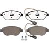 FERODO Kit pastiglie freni Con contatto segnalazione usura con accessori FDB1467 Compatibilità con FIAT GRANDE PUNTO 199 DOBLO Cassone/Furgonato/Promiscuo 263 BRAVO II 198 PUNTO EVO 199, ABARTH