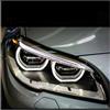 Himwqfuh Faro Proiettore Fanale Anteriore Per BMW F10 F18 2011-2017 Per Hella F11 530 Per M5 Fari Auto Fari Auto Lente Grandangolare 12V H7 LED DRL Lente Xenon Per Hella Faro Principale(2010-2013 year)
