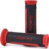 Domino 1525988 Manopole, Antracite/Rosso, Set di 2