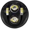 ZHANFEIS Faro Moto Per Shadow VT 600 700 750 1100 Per VTX 1300 1800 Faro Anteriore Motocicletta Faro A LED Da 5,75 Pollici Fari Anteriori Moto(Black No Halo)