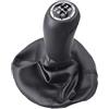 Gtdtixc Pomello Cambio Auto Per Fiat Per Punto MK2 188 Cambio Manuale 5 Marce Pomello Leva Cambio Cuffia Cuffia Pelle Auto Pomello Della Leva