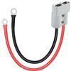HuaLiSiJi Connettore Anderson con O Ring 8mm Connettore Anderson con Cavo 10AWG 50A 600V per Auto, Camper, Rimorchi, Sistemi Solare e Simili (0.3m)
