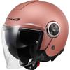LS2, Casco Moto Jet CLASSY SOLID Gold Pink, XS