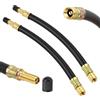 UGBO Prolunga Valvola Pneumatico Valvola per Pneumatici 210mm in Gomma Adattatore per Pneumatici di Valvola per Auto Camion Moto Bici 2 Pezzi