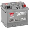 YUASA Batteria 52, Ah 520, A/EN YBX5063 L 207mm B 175mm H 175mm Compatibilità con VW Transporter IV Bus 70B, 70C, 7DB, 7DK, 70J, 70K, 7DC, 7DJ GOLF III 1H1 GOLF II 19E, 1G1 POLO 6N2 Polo Hatchback 6N1