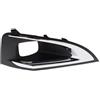 ECKBRJA Copertura Fendinebbia Paraurti Anteriore Griglia Griglie Fendinebbia Cornice Fendinebbia Per Peugeot 3008 P84 2016 2017 2018 2019 9817136777(Lato destro)