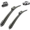 Autopixl Tergicristallo for auto compatibile con Mitsubishi Triton L200 2015-2020 Tergicristalli anteriori Tergicristalli in gomma morbida Parabrezza automatico 550mm + 450mm (Color : 2 PCS)