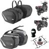 farbrothersonline BORSE LATERALI SOFFICI MOTO EASY 11 da 18 a 25 LT GIVI 290X180>260X420 POLIESTERE RIPSTOP 600D FISSAGGIO TRAMITE DUE CINGHIE A STRAPPO SOTTO LA SELLA COMPATIBILE CON HONDA ADV 350