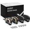 RIDEX 402B2054 Kit pastiglie freni senza accessori con lamierino anticigolío Compatibilità con FIAT 500 312