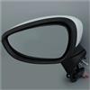 CMJAHU Adatto for Ford Fiesta 2008 2009 2010 2011 2012 Specchietto retrovisore laterale riscaldato pieghevole manuale bianco Accessori for auto Gruppo specchietto retrovisore(1pc left)