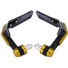 IBNBRO Paramani Per Moto Universale Per Kawasaki Z750 Z800 Per Z900 Z1000 Per Versys 650 Per Versys 1000 NINJA300 Per Z900RS Lega Alluminio Moto Protezione Della Mano 22MM Paramani Manubrio(Golden)