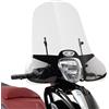MES Cupolino Kappa per Beverly 125ie 300ie Anno (10 > 18) / Beverly 350 Sport Touring (12 > 18) Parabrezza specifico trasparente 47 x 72 cm (H x L) da abbinare agli attacchi A5606AK