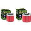 DB PARTS Set di 2 filtri olio compatibili con Yamaha 535 XV Virago (2YL) 1994