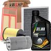kW&HP KIT TAGLIANDO 4 FILTRI E 4LT OLIO ORIGINALE WR 5W30 PER FIAT 500 PANDA 169 QUBO 1.3 DIESEL 55 KW, 75CV