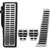 Janmobrian Copri Pedali Auto, Pedaliera Auto Automobile Pedale Uso adatto per Jetta MK5 Golf 5 6 Scirocco Cc. Coniglio Eos Tiguan Touran/Uso adatto per Skoda Octavia A5 Superb Yeti si Uso adatto per sedile Alt