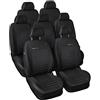 MOTOS Coprisedili Copri Sedile Auto per Volkswagen Transporter T5 2003-2015 | con Sistema Airbag Attivo, Materiale a Tre Strati, Look Elegante, Personalizzazione Perfetta, Applicazione Versatile per Auto