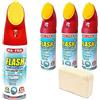 HITOPSELLER® MAFRA FLASH Pulitore Spray Interni Tessuti Auto 400 ml + Spugnetta per applicazione in omaggio (4)