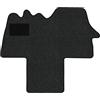 Alpha-Tex Produktions- und Handels GmbH Tappetini adatti per Fiat Ducato Tipo 244 2-Sitzer (Costruzione 2002-2006), Hit antracite | 1 pz. | Bordo bordeaux