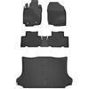 MOTOS Set di tappetini in gomma e tappetini per il bagagliaio per Toyota RAV4 III 2005-2012 Migliorare il comfort di viaggio con tappetino antiscivolo auto 3D- tappetini per tutte le stagioni auto, pr