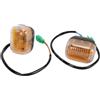 Generico Coppia Frecce Posteriori per MBK Booster Spirit 50, Yamaha Slider Naked 50, MBK Stunt 50, Arancioni