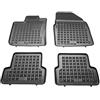 MTM Tappetini Gomma per Nissan Qashqai I 02.2007-12.2013 Design a Vaschetta, su Misura con Bordi Rialzati cod. 3D 5562