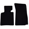 J&J AUTOMOTIVE Premium Tappetini in Tessuto di Velluto su Misura per BMW Z4 E85 2003-2008, Set da 2 Pezzi Anteriori, Antiscivolo, Colore Nero