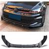 FGMSSOUG Auto Frontali Paraurti Spoiler per VW Golf 7 MK7 7.5 R GTI GTD 2014 2015 2016 2017 2018 2019, Lip Anteriore Splitter Lama Diffusore Protezione Aerodinamiche.,Black