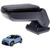 Rati Armster S Bracciolo compatibile per TOYOTA AYGO X Hibrido 2026 [tessuto, nero]