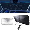 ZanLIn Parasole Parabrezza Auto, per BMW Serie 3 E90 2004-2012 Protezione UV e Isolamento Termico Pieghevole Visiera Ombrello Parasole