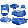 GLoyer accessori per moto Motociclo Accessori Compatibile con Yamaha BWS100 4VP motorino del motociclo Full Set Corpo carenatura in plastica Vernice Pannello di copertura in plastica Corpo (Color : Blue 6PC