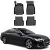 OMAC Tappetini in Gomma Compatibili con Audi A6 C8 alle 2018-2023 Premium TPE Tappetini Auto