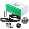 kW&HP KIT CINGHIA DISTRIBUZIONE COMPLETO E POMPA ACQUA RAFFREDDAMENTO PER ALFA 147 1.9 JTDM