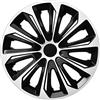 NRM Copricerchi EXTRA Strong nero/bianco, set da 4 pezzi