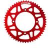 Stage6 Corona 53 denti 420 stage6 alluminio CNC, rossa per Beta RR | Diametro interno Ø 100 mm, 4 fori, alluminio fresato CNC, anodizzato per Beta RR 50 Enduro / Supermoto dal 2014