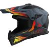 LS2, Casco Moto Cross FAST II Matt Dark Grey, L