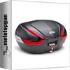 MOTOTOPGUN givi bauletto v47nn monokey carbon look 47 lt + attacco compatibile con ducati multistrada 1200 2010 2011 2012 mototopgun
