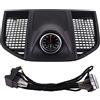 ASVEGE Sport-Chrono Cronometro Cruscotto Pannello per Porsche Macan 95B 2014-2021, Cover Nera e Orologio Nero