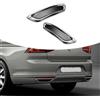 WA Deflettore di scarico cromato, 2 pezzi, in acciaio inox, per VW Passat B8 berlina 2014-2017